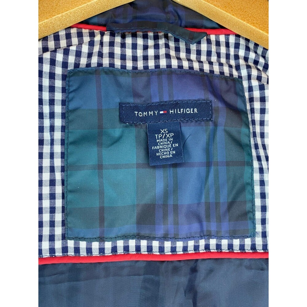 Tommy Hilfiger Blue and Green Plaid Puffer Vest - Picture 6 of 15